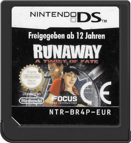 Runaway: A Twist of Fate - Cart - Front (Europe) - 517x564