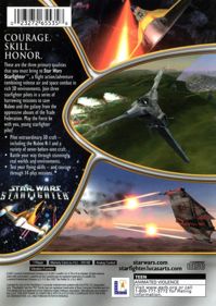 Star Wars: Starfighter - Box - Back - Reconstructed (Europe) - 1020x1440