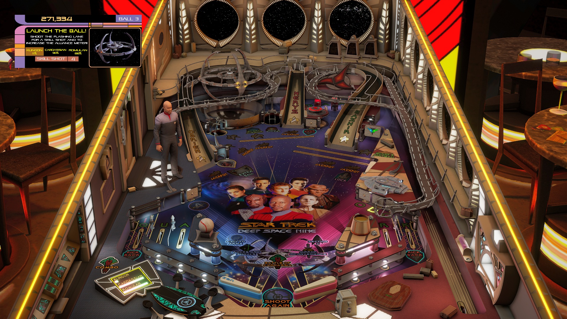 Illustration of Star Trek Pinball: Deep Space Nine