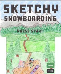 Sketchy Snowboarding - Screenshot - Game Title (World) - 400x480