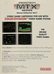 Memotech MTX Series Games Collection Vol.1 - Box - Back (World) - 1100x1500