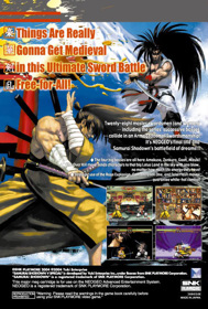 Samurai Shodown V: Special - Box - Back (North America) - 403x597