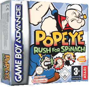 Popeye: Rush for Spinach - Box - 3D (Europe) - 1001x978