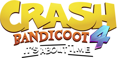 Crash Bandicoot 4: It’s About Time - Clear Logo (World) - 1195x588