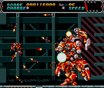 Android Assault: The Revenge of Bari-Arm - Screenshot - Gameplay (World) - 512x432