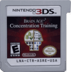 Brain Age: Concentration Training - Cart - Front (North America) - 539x552
