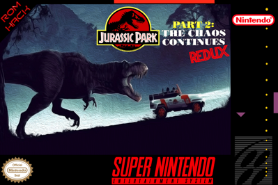 Jurassic Park II: The Chaos Continues Redux - Fanart - Box - Front (World) - 1500x1000