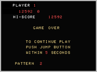 Bump 'n' Jump - Screenshot - Game Over (World) - 256x192