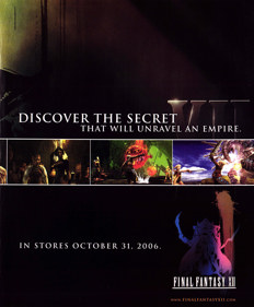 Final Fantasy XII - Advertisement Flyer - Front (United States) - 1800x2178