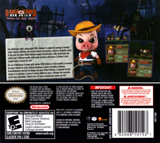 Barnyard Blast: Swine of the Night - Box - Back (North America) - 640x573