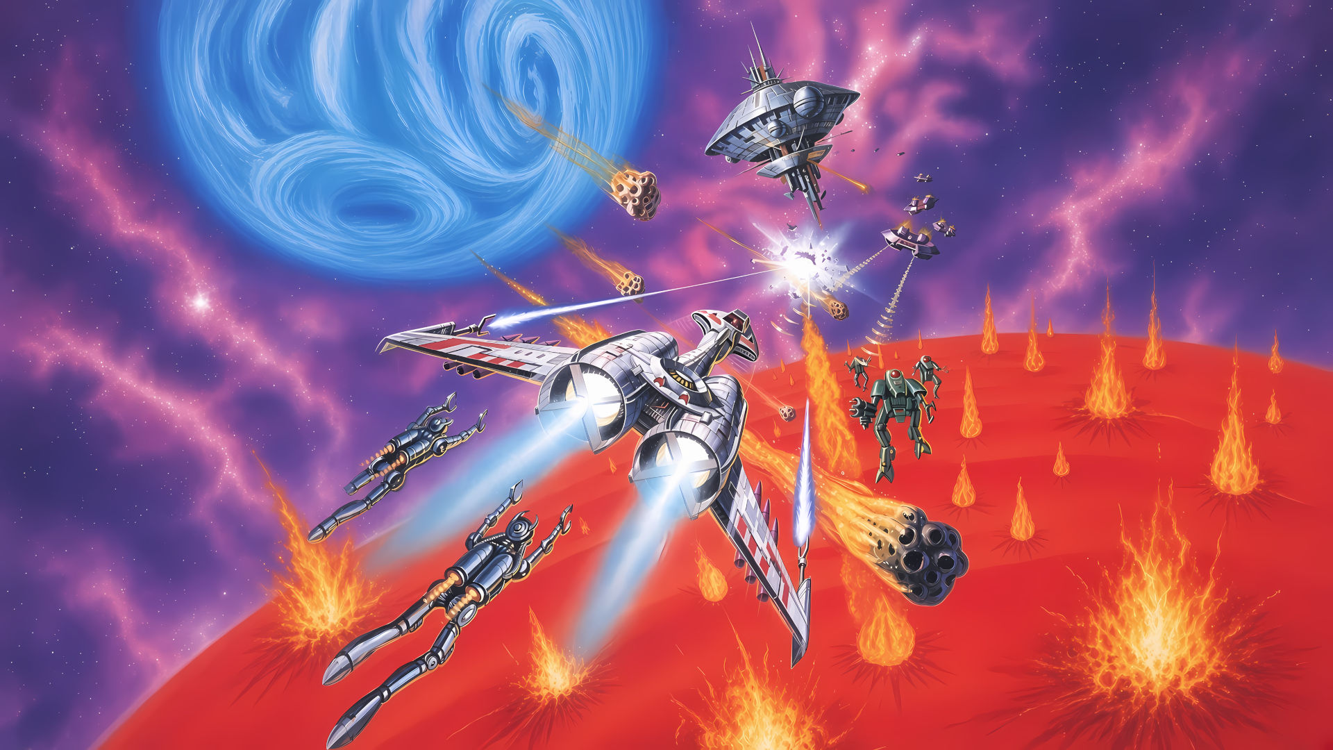 Illustration of Sega Ages 2500 Series Vol. 30: Galaxy Force II: Special Extended Edition