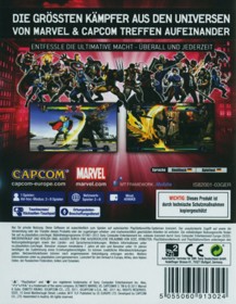 Ultimate Marvel Vs. Capcom 3 - Box - Back (Germany) - 594x766