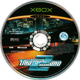 Need for Speed: Underground 2 - Disc (Europe) - 2858x2883