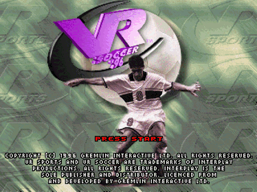 VR Soccer - Screenshot - Game Title (North America) - 320x240