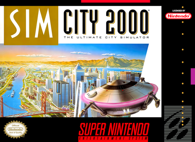 Sim City 2000 - Fanart - Box - Front (North America) - 1500x1096