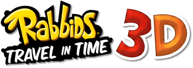Rabbids Travel in Time 3D - Clear Logo (North America) - 3302x1171