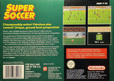 Super Soccer - Box - Back (Europe) - 2100x1500