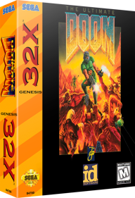 Ultimate Doom 3 & 4 - Box - 3D (North America) - 850x1244