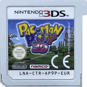 Pac-Man Party 3D - Cart - Front (Europe) - 775x775