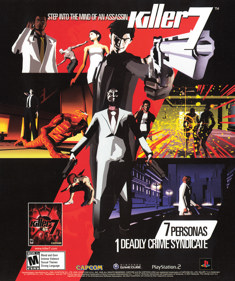 Killer7 - Advertisement Flyer - Front (United States) - 1841x2200