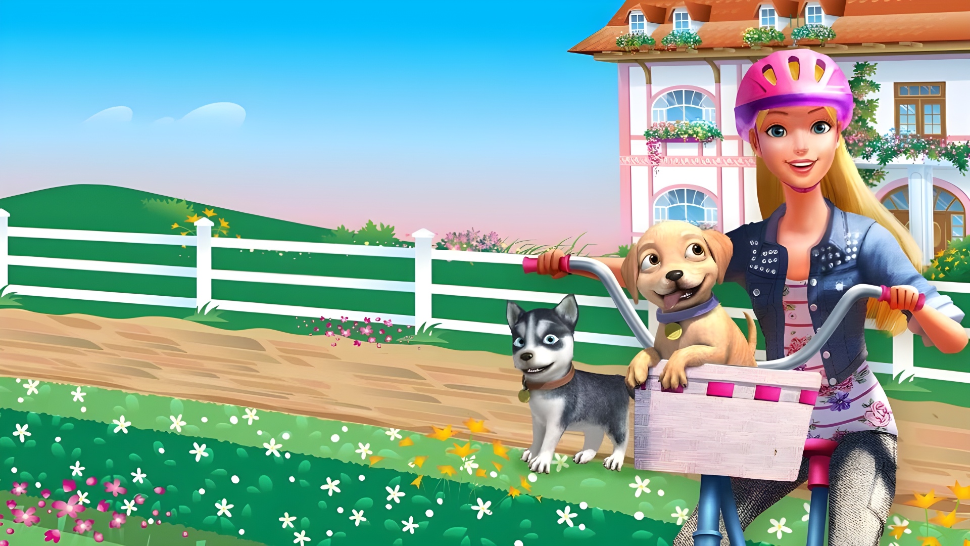 Illustration of Barbie & Her Sisters: Puppy Rescue