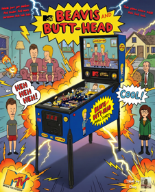 Beavis and Butt-head: Pinballed - Advertisement Flyer - Front (World) - 1856x2304