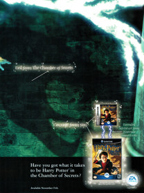 Harry Potter and the Chamber of Secrets - Advertisement Flyer - Front (United States) - 1632x2200