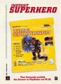 Time Commando - Advertisement Flyer - Front (United Kingdom) - 1585x2200