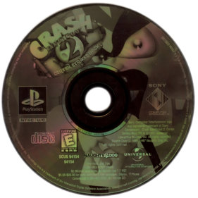Crash Bandicoot 2: Cortex Strikes Back - Disc (North America) - 1000x1000