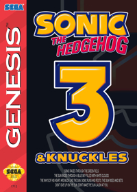 Sonic 3 & Knuckles - Fanart - Box - Front (North America) - 771x1080