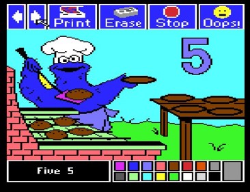 The Sesame Street Crayon: Numbers Count - Screenshot - Gameplay (World) - 551x423