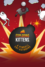 Exploding Kittens: A Pinball Cat-astrophe - Box - Front (World) - 1000x1500