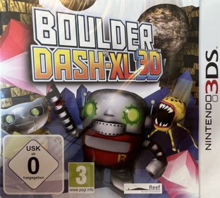 Boulder Dash-XL 3D - Box - Front (Germany) - 1146x1031