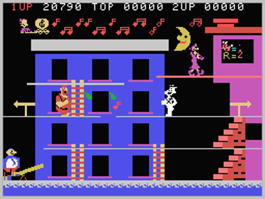 Popeye - Screenshot - Gameplay (World) - 256x192