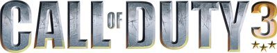 Call of Duty 3 - Clear Logo (World) - 3742x723