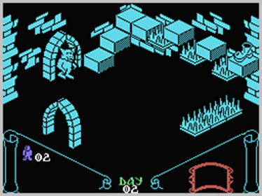 Knight Lore - Screenshot - Gameplay (World) - 256x192