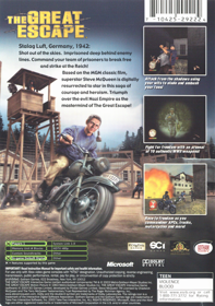 The Great Escape - Box - Back (North America) - 562x800