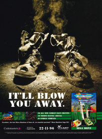 Micro Machines: Military - Advertisement Flyer - Front (United Kingdom) - 1607x2200