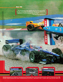 Formula 1 98 - Advertisement Flyer - Front (United States) - 1692x2200