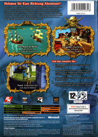 Sid Meier's Pirates!: Live the Life - Box - Back (Germany) - 568x800