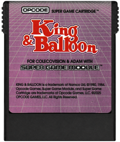 King & Balloon (Opcode Games) - Cart - Front (World) - 1130x1330