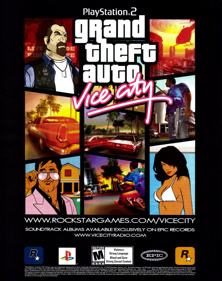 Grand Theft Auto: Vice City - Advertisement Flyer - Front (United States) - 1739x2200