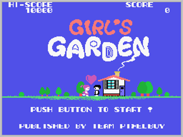 Girl's Garden - Screenshot - Game Title (World) - 256x192