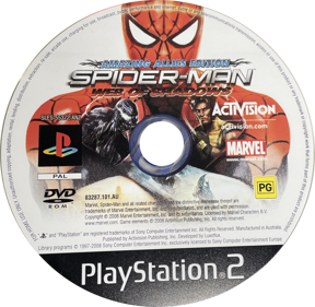 Spider-Man: Web of Shadows: Amazing Allies Edition - Disc (Australia) - 1409x1374