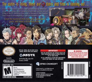 Nine Hours, Nine Persons, Nine Doors - Box - Back (North America) - 894x800