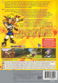 Jak and Daxter: The Precursor Legacy - Box - Back (Italy) - 1527x2161