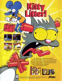 The Itchy & Scratchy Game - Advertisement Flyer - Front (North America) - 1644x2130