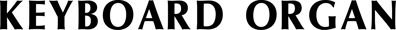 Keyboard Organ - Clear Logo (North America) - 3417x259