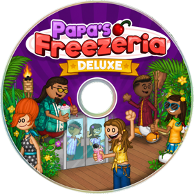 Papa's Freezeria Deluxe - Fanart - Disc (World) - 1254x1254