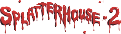 Splatterhouse 2 - Clear Logo (World) - 1200x341